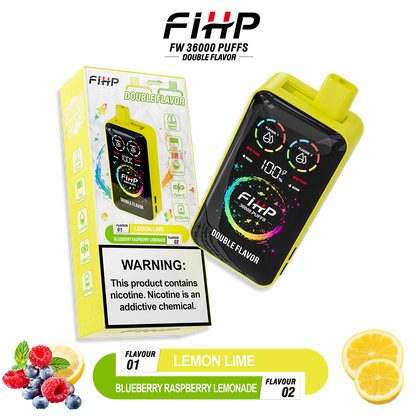 Papieros elektroniczny FIHP 🚀 Jednorazowy papieros elektroniczny o dwóch smakach (36 000 zaciągnięć)