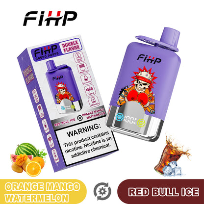 E-papieros FIHP🚀, jednorazowy e-papieros o podwójnym smaku (40 000 zaciągnięć)