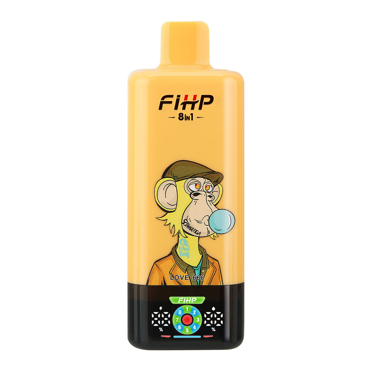 🚀 Papieros elektroniczny FIHP, 8 w 1, wielosmakowy, jednorazowy, elektroniczny papieros (200 000 zaciągnięć)