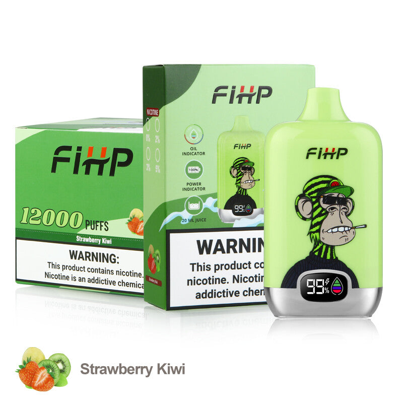 Papieros elektroniczny FIHP 🚀 Jednorazowy papieros elektroniczny (12 000 zaciągnięć)