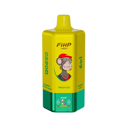 🚀 Jednorazowy e-papieros FIHP, smak 6 w 1 (120 000 zaciągnięć)