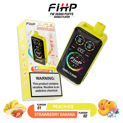 Papieros elektroniczny FIHP 🚀 Jednorazowy papieros elektroniczny o dwóch smakach (36 000 zaciągnięć)