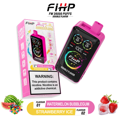 Papieros elektroniczny FIHP 🚀 Jednorazowy papieros elektroniczny o dwóch smakach (36 000 zaciągnięć)
