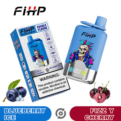 E-papieros FIHP🚀, jednorazowy e-papieros o podwójnym smaku (40 000 zaciągnięć)