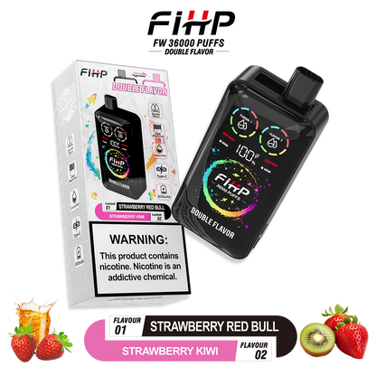 Papieros elektroniczny FIHP 🚀 Jednorazowy papieros elektroniczny o dwóch smakach (36 000 zaciągnięć)