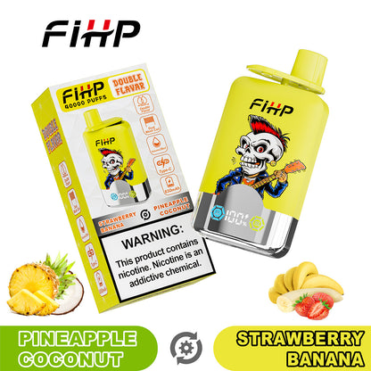 E-papieros FIHP🚀, jednorazowy e-papieros o podwójnym smaku (40 000 zaciągnięć)