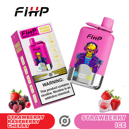 E-papieros FIHP🚀, jednorazowy e-papieros o podwójnym smaku (40 000 zaciągnięć)