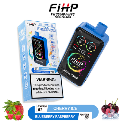 Papieros elektroniczny FIHP 🚀 Jednorazowy papieros elektroniczny o dwóch smakach (36 000 zaciągnięć)