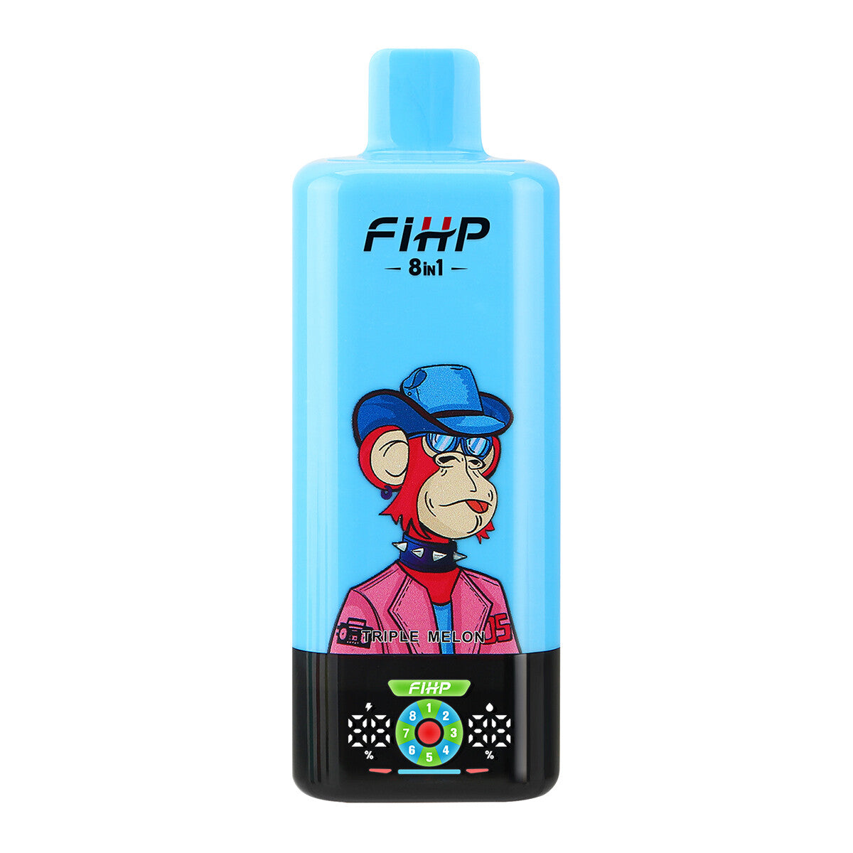🚀 Papieros elektroniczny FIHP, 8 w 1, wielosmakowy, jednorazowy, elektroniczny papieros (200 000 zaciągnięć)