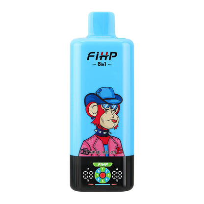 🚀 Papieros elektroniczny FIHP, 8 w 1, wielosmakowy, jednorazowy, elektroniczny papieros (200 000 zaciągnięć)