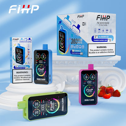 Papieros elektroniczny FIHP 🚀 Jednorazowy papieros elektroniczny o dwóch smakach (36 000 zaciągnięć)